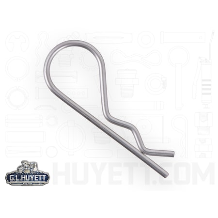 Huyett Bridge Cotter Pin, 3/32 in Dia, 2-5/16 in L, Stainless Steel, 1 PK BPS-207/D